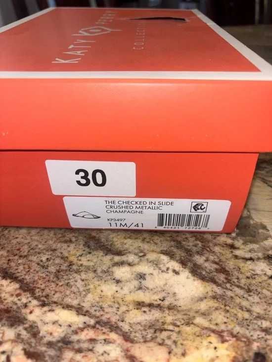 Katy Perry Checked In Slides Nib - Picture 8 of 9